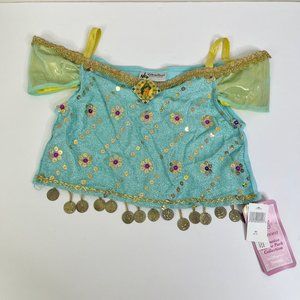 Vintage Disney Parks Authentic Jasmine Costume Top Size Medium 7/8 Disneyland